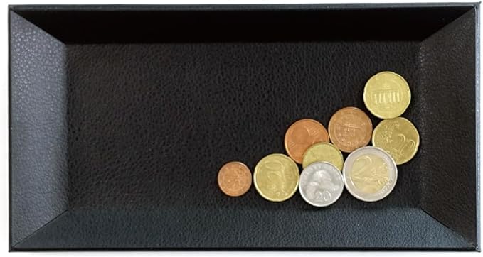 Jewelry Tray ADO-PL045 Light Brown | Accessory Organizer, Change & Cash Tray, Card Holder, Desk Organizer, Small Item Holder