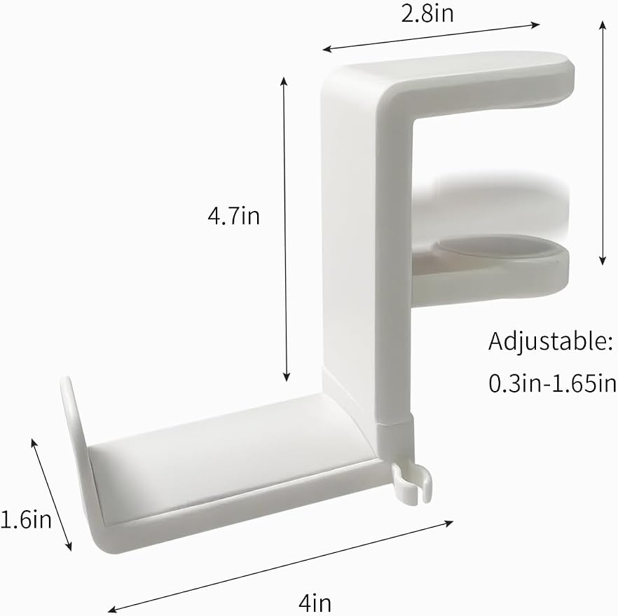 Headphone Hook,Headphone Stand,PC Gaming Headset Holder for Desk,Headset Hook,Desk Headphone Hanger,Desk Hook with 360-Degree Adjustable Rotation