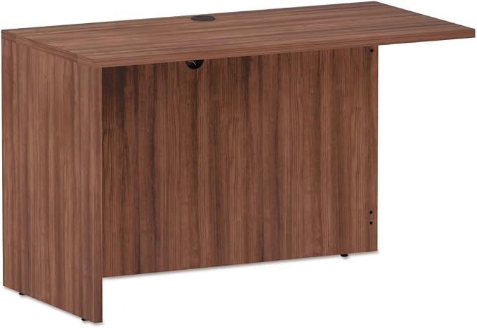 Alera ALERA Valencia Series Reversible Return/Bridge Shell, 47.25W X 23.63D X 29.5H, Modern Walnut