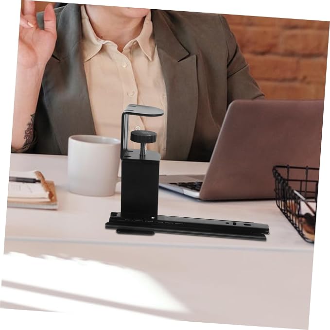 Angoily 2sets Table Extension Bracket Desk Keyboard Tray Desk Extender Support Keyboard Stand for