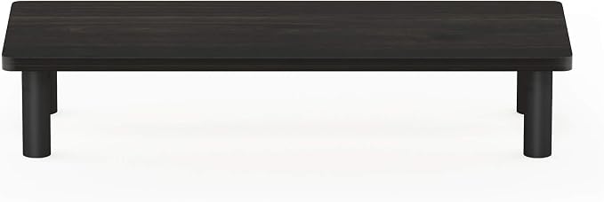 Furinno Turn-N-Tube Monitor Riser Stand, Espresso/Black