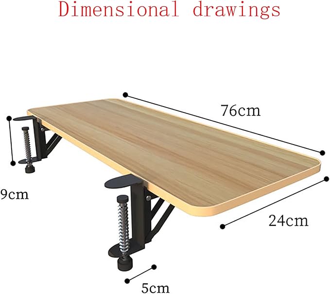 Desktop Computer Desk Extender with Foldable Extension Tray and Ergonomic Mouse Arm Support Shelf for Office Use (Black 68cm)