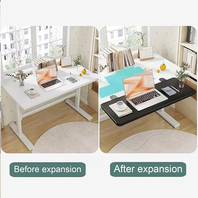 Rounded-Corner Protective Desk Extension Tray,90-Degree Folding Extension Stand,High Load Capacity,Suitable For Office And Home Use(50cm/7.9in)