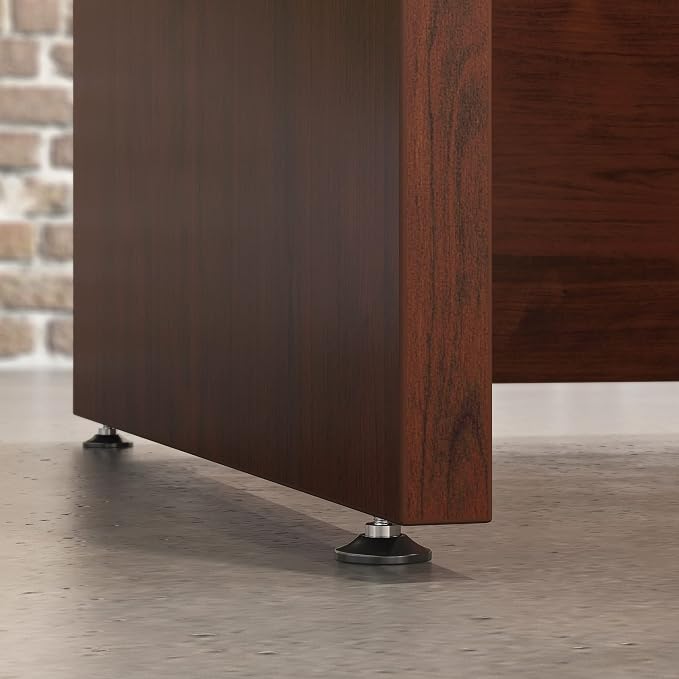 OfficeWorks by Sauder Affirm 42'' Commercial Return for Executive Desk, L: 45.16'' x W: 23.47'' x H: 29.29'', in Classic Cherry Finish