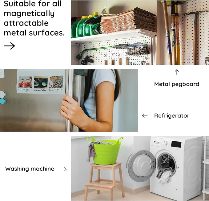 2 Pcs Magnetic Book Shelf for Whiteboard with Magnetic Pen Holder | Heavy Duty Acrylic Magnetic Shelves for Classroom Furniture,Office, Refrigerator,School Supplies-White