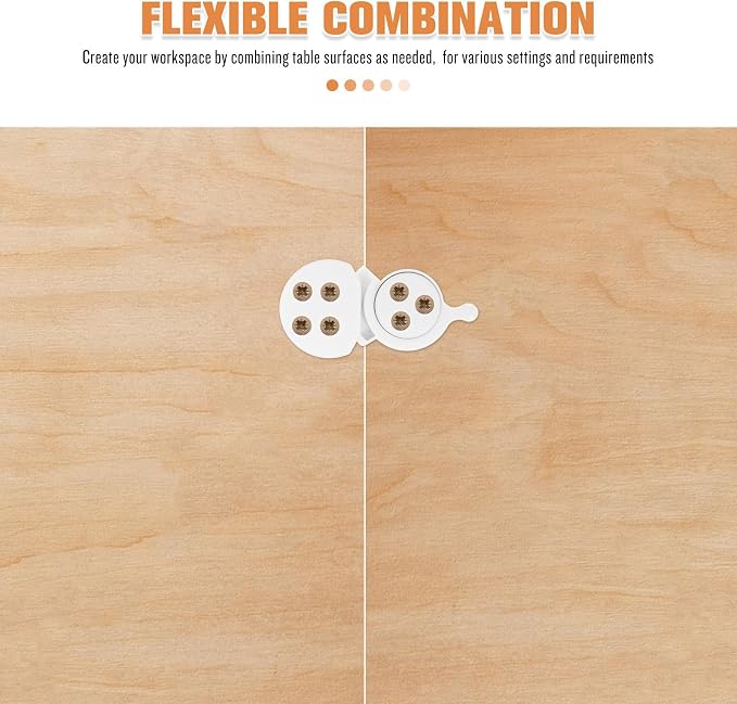 Cabilock 2pcs Heavy Duty Table Board Locks Buckle Connectors Plastic Table Hardware Accessories for Office Desk Expanded Workspace Easy Assembly in Home Offices