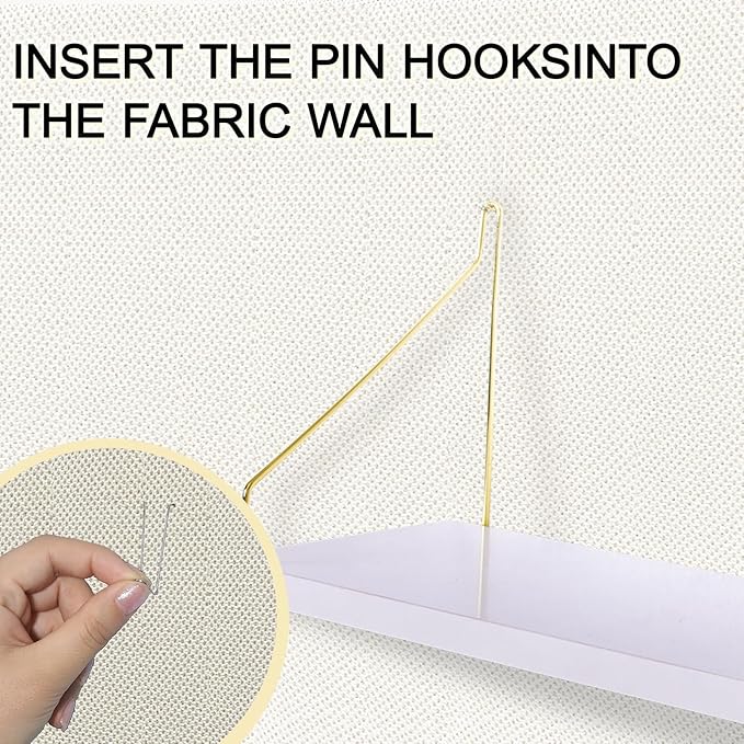 Cubicle Shelf For Fabric Walls With Hooks:12x6.0in White Wooden Cubicle Shelf Hanging Gold Bracket Use For Office Cubicle Accessories For Office Stylish Cubicle Decorations For Women Desk