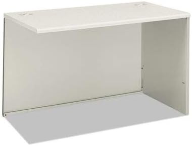 HON 38000 Series Return Shell, Right, 31.75W X 53.19D X 3.75H,Silver MESH/Light Gray