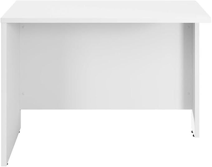 Bush Business Furniture Hampton Heights 42W Computer Desk Return in White, Attachment for Right or Left-Handed L Shaped Work Surface