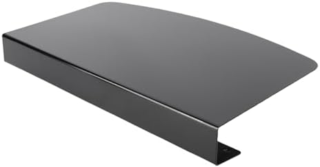 L Desk Connector, 17 x 10 Inch Platform Corner Desk Connector, Stainless Steel L Shaped Table Clamp with Screw Clamp for Home Office School Workstation