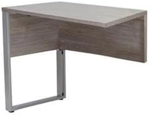 Unique Furniture K154 Rectangular Return LR 32x20 Inches in Gray