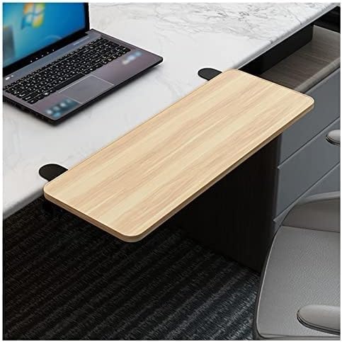 Ergonomic Desk Extender Clamp, Folding Side Table Extenders, Located on The Computer Drawer Desktop Extension Board (Color : C, Size : 75x25cm)