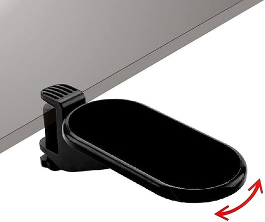 Ergonomic, Adjustable Computer Desk Extender Arm Wrist Rest Support Mouse Pad Desk Computer Armrest Wrist Rest (Black)