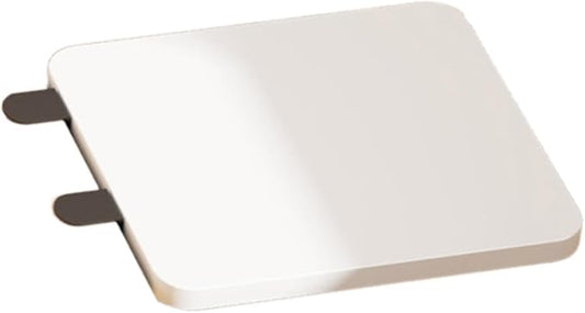 Desk Extension Desk Shelf Armrest Pad Keyboard Pad Side Shelf Wrist Metal Foldable for Work, White