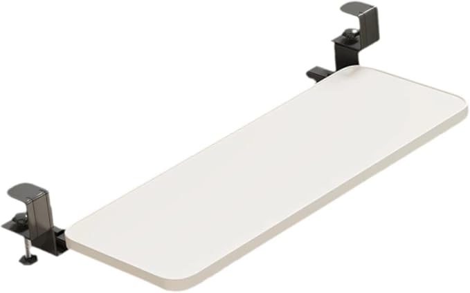 Desk Extend Tray Desk Extend Shelf Board Ergonomic Table Mount Portable Home Office Wrist Support Arm Rest Expansion, 60cmx20cmx1.2cm