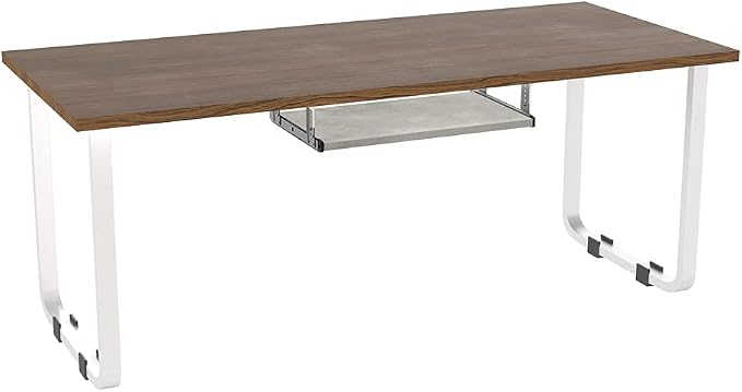 FRMSAET Furniture Accessories Office Product Suits Hardware 20/24/30 inches Keyboard Drawer Tray Wood Holder Under Desk Adjustable Height Platform(24 inches, Gray Rock)