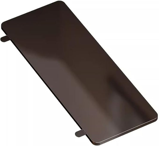 Desk Extender Tray, Punch-Free Clamp on 90° Foldable Keyboard Drawer Tray, Table Mount Armrest Shelf, Computer Elbow Arm Support (Black, 19.7"*9.8"*0.5"/50cm*25cm*1.2cm)