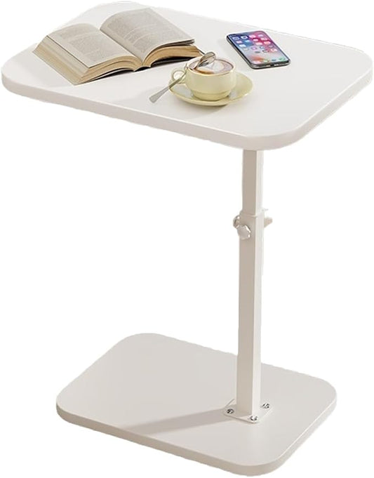 Floor-Standing Desk Extender Tray Movable, Height-Adjustable Desk Extension for Living Room, Bedroom Table Extender for Desk(E)