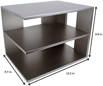 Victor Wood Corner Shelf, S1120 (Classic Silver)