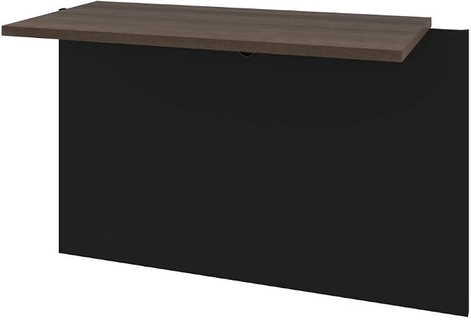 Bestar Connexion 40W Desk Bridge in Antigua & Black