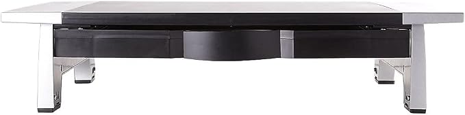 Fellowes 8031101 Monitor Riser,Adjustable,19-7/8-Inch x14-1/16-Inch x4-Inch -6-1/2-Inch,BK/SR