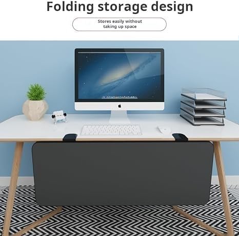 Ergonomic Desk Extender Clamp, Folding Side Table Extenders, Located on The Computer Drawer Desktop Extension Board (Color : F, Size : 65x25cm)
