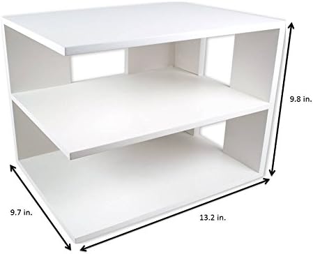 Victor W1120 Pure White Corner Shelf