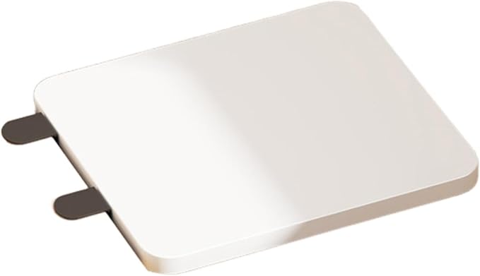 Desk Extension Desk Shelf Armrest Pad Keyboard Pad Side Shelf Wrist Metal Foldable for Work, White