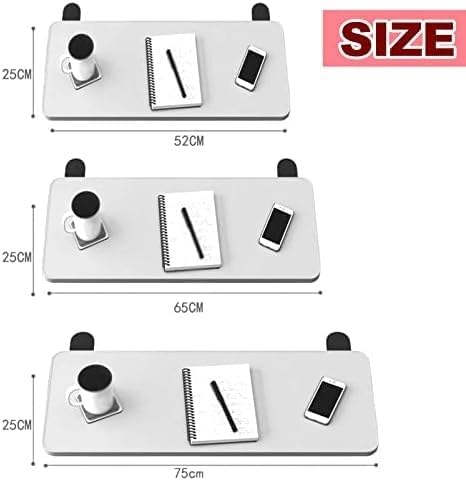 Ergonomic Desk Extender Clamp, Folding Side Table Extenders, Located on The Computer Drawer Desktop Extension Board (Color : B, Size : 55x25cm)