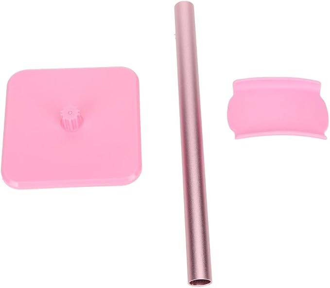 Headphone Stand with Anti-Slip Base & TPU Tray – Aluminum Alloy Holder for Gaming Headsets, Universal Fit Home Office Desk Organizer(Pink)
