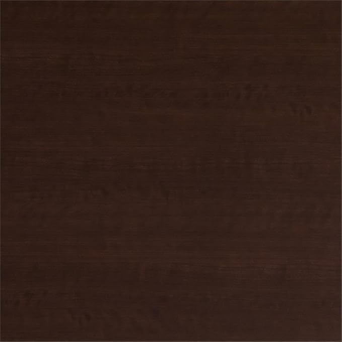 Pemberly Row 36W Return Bridge, Mocha Cherry Finish, Engineered Wood Construction, Durable Scratch-Resistant Work Surface, Office Desk Extension, L-Shape Compatible Design for Workspace Expansion