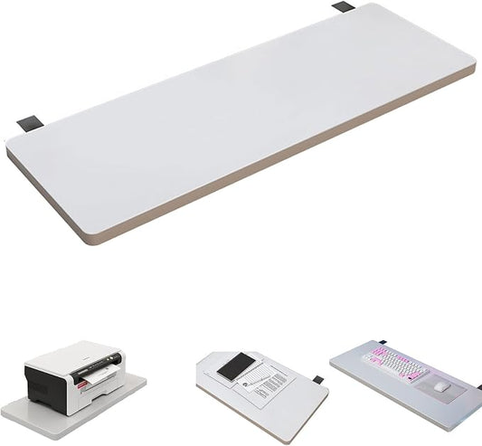 Folding Table Extension Board, 15mm Thickened Material, Side Tables Living Room for Office, Home Learning, Gaming, Instant Space Expansion for Keyboard, Printer, Notebooks