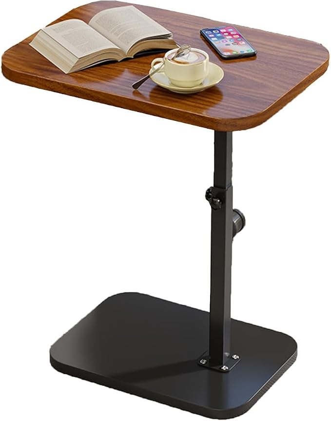 Floor-Standing Desk Extender Tray Movable, Height-Adjustable Desk Extension for Living Room, Bedroom Table Extender for Desk(A)