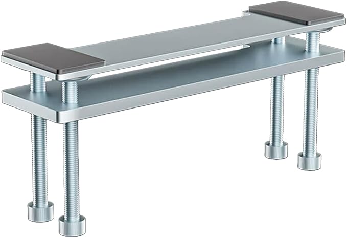 Pugala Computer Under Desk Clamp Mount, Under Table Metal Desk Accessories, Suitable for Different Tables, Adjustable