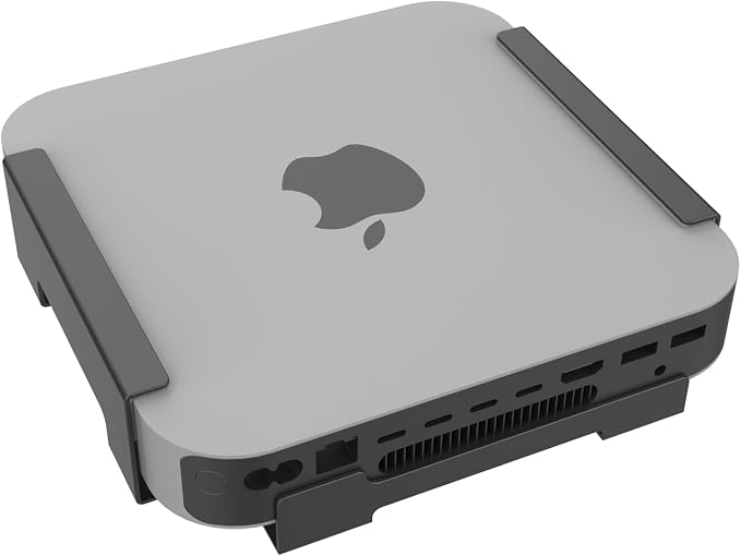 Under Desk or Monitor Vesa Metal Mount for Mac mini M1/M2 pro | All metal ,soft padding ,space saving,Includes Full Installation Kit,Easy Install