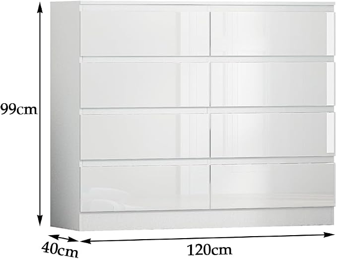 Expandable Tray Keyboard Shelf 90° No Drill Office Extension - Space-Saving Workstation Organizer for Home & Office Use (White 8 Drawer)