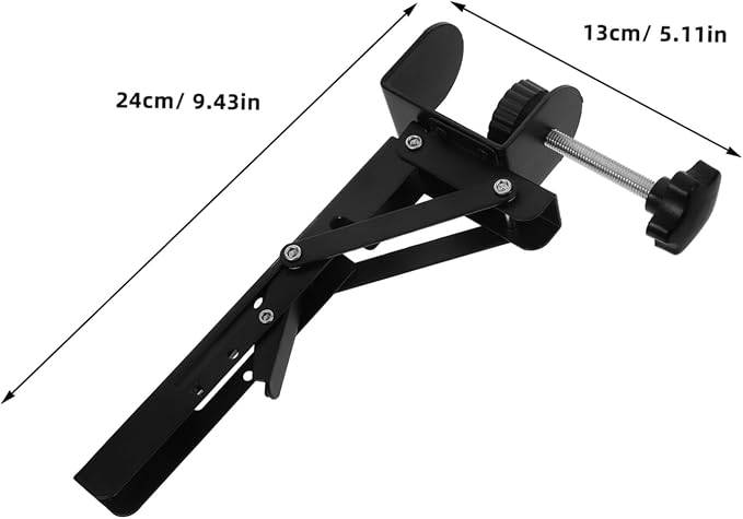 ULTECHNOVO 2pcs Adjustable Desk Extender Shelf for Computer Arm Rest Ergonomic Keyboard Stand with Foldable Design Desktop Extension Bracket No Drilling Required for Use