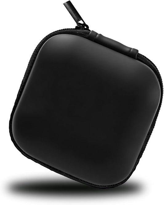 MAS CARNEY Earphone Case, Headphone Earbud Hard Protective Carrying earplug Case Bag for Wired Earphones MP3 Small Items