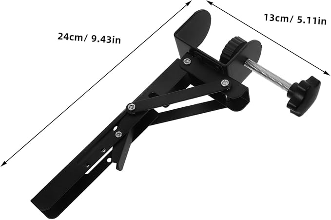 2PCS Adjustable Clamp-On Desk Extender Drawer Ergonomic Keyboard Stand for Arm Support No Drilling Needed Compatible Desks