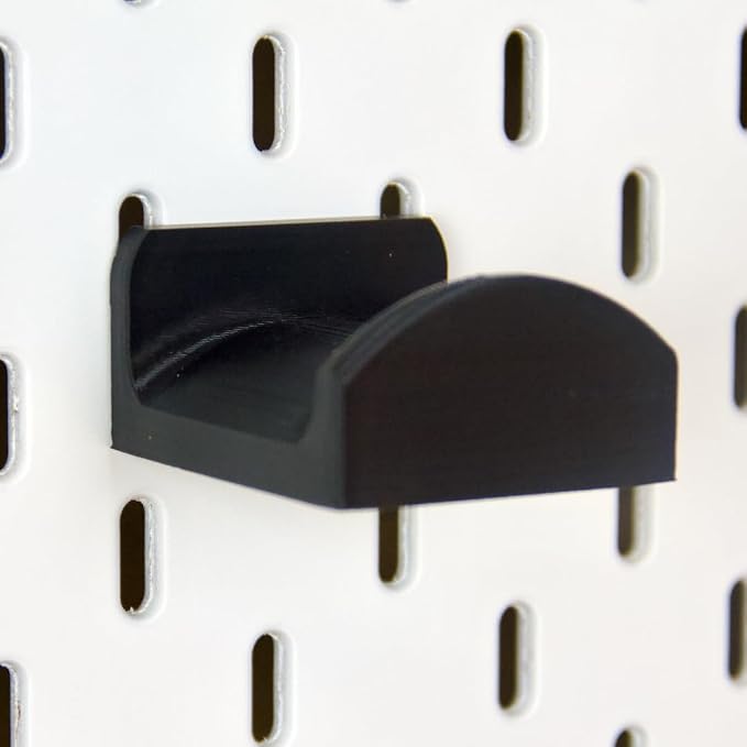 Headphone Holder Compatible with IKEA SKADIS Pegboard, Headset Hanger Hook Mount for Desk Setup