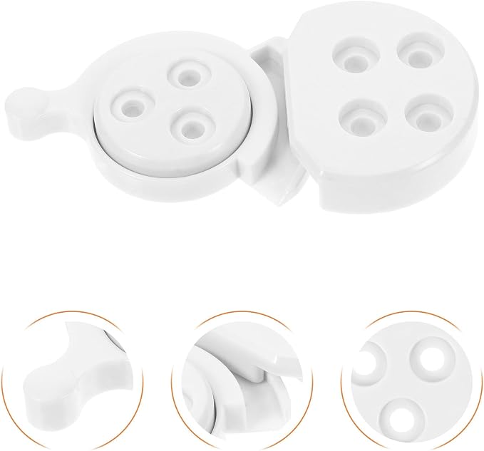 Cabilock 2pcs Heavy Duty Table Board Locks Buckle Connectors Plastic Table Hardware Accessories for Office Desk Expanded Workspace Easy Assembly in Home Offices