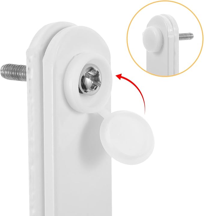 NUOBESTY T-Shaped Tabletop Pegboard Holder Clamp-on Desk Edge Bracket for Stable Pegboard Fixing No Drill Installation Metal Support for Workstation Organization