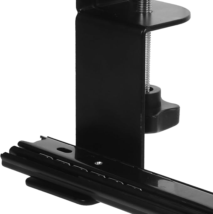 SUPVOX Desktop Extension Board Bracket with Adjustable Sliding Rails, 2pcs Computer Desk Extender Support Stand for Keyboard and Workspace Expansion, Foldable Shelf for Office and Home