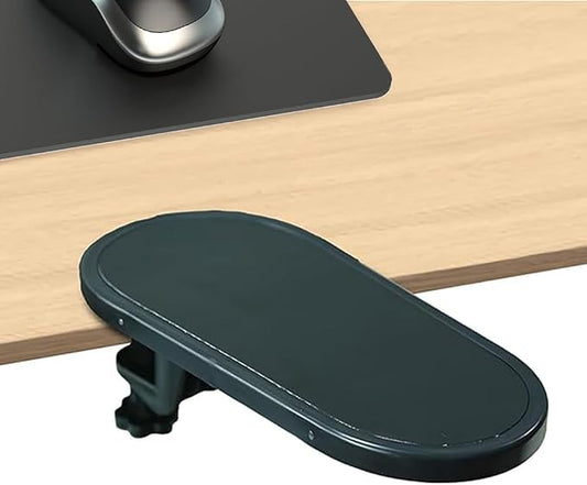 Ouliget Arm Rest Support for Desk,180° Rotating Adjustable Computer Desk Armrest Extender,Desk Arm Wrist Rest Shelf Ergonomic Fatigue Relief Arm Rest
