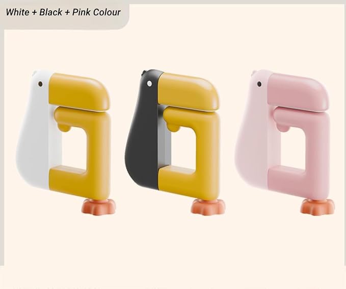 3Pack Duck Shaped Purse Hook for Table Heavy Duty - No Drill Desk Clamp Bag Holder, Foldable Non-Slip Hanger for Office/School/Kitchen, Space Saving Shelf Hooks with Protective Rubber Pad