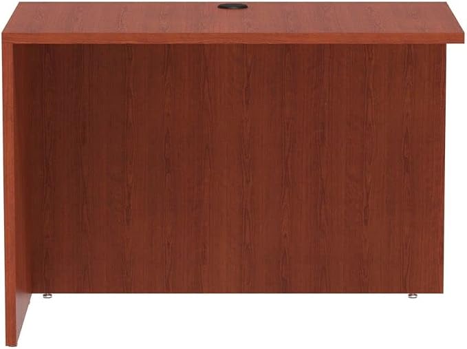 Alera Valencia Series Reversible Return/Bridge Shell, 42w x 23-5/8d, Medium Cherry