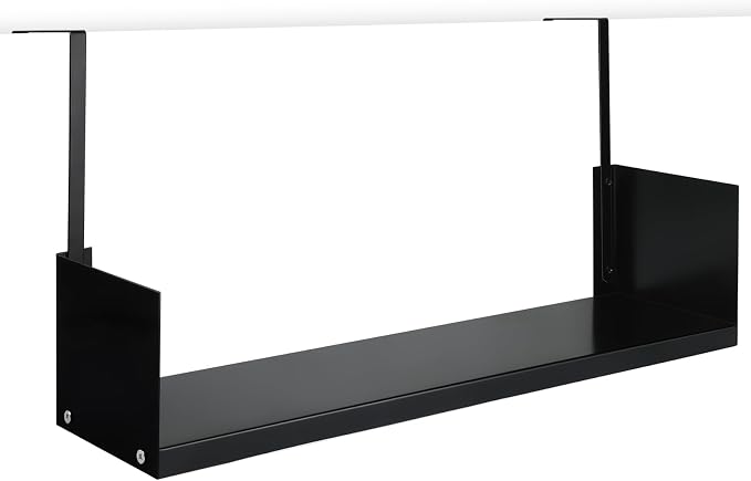 Lineshading Office Cubicle Shelf Storage Organizer Hanging File Organizer Cubicle Hanging Shelf Accessories Storage Bookshelf with Hooks for Home Desk