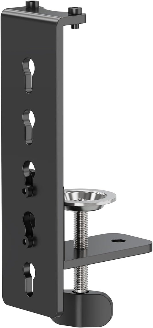 MOUNTUP MU0004 MU0005 Desk C-Clamp Extension for Max 6 inch Thick Desktops, Monitor Mount C-Clamp Base, Black