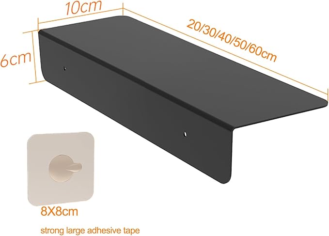 Desk Extender, Suitable for Home Learning and Office use, no Drilling Required for Installation, Desk Extension, Easy to Install (Black,60x10cm)