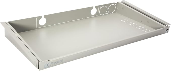 PERFECT POSTURE Docking Station Under Desk Storage Drawer (Gray)